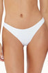 PQ Swim White Sand Basic Ruched Bottoms